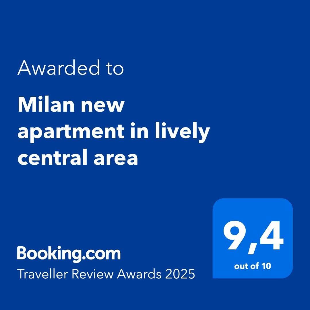 Milan New Apartment In Lively Central Area Buitenkant foto